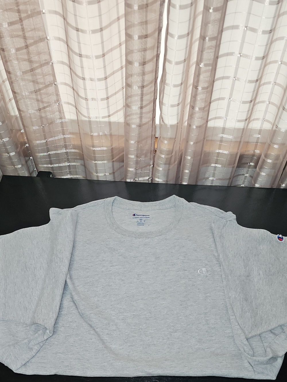 Champion Light Gray Crewneck Sweatshirt